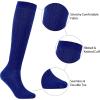 imageZando Slouch Socks Women Scrunch Socks Heavy Soft Extra Long Winter Socks Knee High Knit Boot Socks 80s 90s SocksBlue