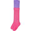 imageZando Slouch Socks Women Scrunch Socks Heavy Soft Extra Long Winter Socks Knee High Knit Boot Socks 80s 90s SocksPurplerose Red