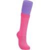 imageZando Slouch Socks Women Scrunch Socks Heavy Soft Extra Long Winter Socks Knee High Knit Boot Socks 80s 90s SocksPurplerose Red