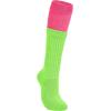 imageZando Slouch Socks Women Scrunch Socks Heavy Soft Extra Long Winter Socks Knee High Knit Boot Socks 80s 90s SocksRose Redneon Green