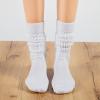 imageZando Slouch Socks Women Scrunch Socks Heavy Soft Extra Long Winter Socks Knee High Knit Boot Socks 80s 90s SocksWhite
