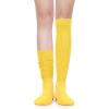 imageZando Slouch Socks Women Scrunch Socks Heavy Soft Extra Long Winter Socks Knee High Knit Boot Socks 80s 90s SocksYellow
