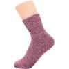 imageZando Womens Wool Socks Winter Athletic Socks Crew Sock Warm Hiking Merino Wool Socks Soft Thick Mid CalfA Pure Bright