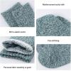 imageZando Womens Wool Socks Winter Athletic Socks Crew Sock Warm Hiking Merino Wool Socks Soft Thick Mid CalfA Pure Bright