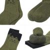 imageZando Womens Wool Socks Winter Athletic Socks Crew Sock Warm Hiking Merino Wool Socks Soft Thick Mid CalfCute Cat