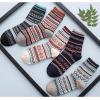 imageZando Womens Wool Socks Winter Athletic Socks Crew Sock Warm Hiking Merino Wool Socks Soft Thick Mid CalfDiamond
