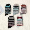 imageZando Womens Wool Socks Winter Athletic Socks Crew Sock Warm Hiking Merino Wool Socks Soft Thick Mid CalfDiamond