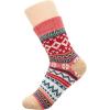 imageZando Womens Wool Socks Winter Athletic Socks Crew Sock Warm Hiking Merino Wool Socks Soft Thick Mid CalfRhomb