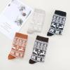 imageZando Womens Wool Socks Winter Athletic Socks Crew Sock Warm Hiking Merino Wool Socks Soft Thick Mid CalfVintage Deer