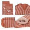 imageZando Womens Wool Socks Winter Athletic Socks Crew Sock Warm Hiking Merino Wool Socks Soft Thick Mid CalfVintage Squirrel