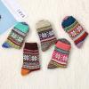 imageZando Womens Wool Socks Winter Athletic Socks Crew Sock Warm Hiking Merino Wool Socks Soft Thick Mid CalfXmas Snow
