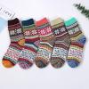 imageZando Womens Wool Socks Winter Athletic Socks Crew Sock Warm Hiking Merino Wool Socks Soft Thick Mid CalfXmas Snow