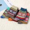imageZando Womens Wool Socks Winter Athletic Socks Crew Sock Warm Hiking Merino Wool Socks Soft Thick Mid CalfXmas Snow