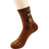 imageZando Womens Wool Socks Winter Athletic Socks Crew Sock Warm Hiking Merino Wool Socks Soft Thick Mid CalfZ Owl Pattern