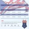 imageZando High Neck One Piece Swimsuit Women Tummy Control Swim Suits for Women Sexy High Cut Bathing Suit Slimming SwimwearAmerican Flag