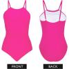 imageZando High Neck One Piece Swimsuit Women Tummy Control Swim Suits for Women Sexy High Cut Bathing Suit Slimming SwimwearHot Pink