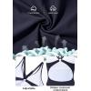 imageZando Sexy Bathing Suit for Women Backless One Piece Swimsuit for Women High Cut Swim Suit Tummy Control Sports SwimwearNavy Blue