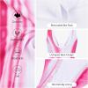 imageZando 2024 One Piece Swimsuit for Women Sexy V Neck Padded Swimsuit with Steel Rings Women Bathing Suit for Womens SwimsuitsPink