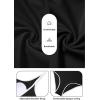 imageZando Womens One Piece Swimsuit UShaped Bathing Suit for Women Adjustable Strap Swimsuit Sports Bathing Suits High CutBlack  White